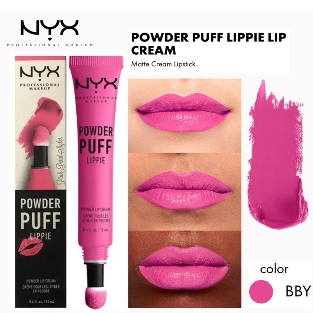 NYX Pink Lipstick Creamy Semi-Matte Finish